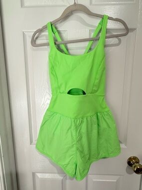 FP Movement by Free People Neon Green Active Romper